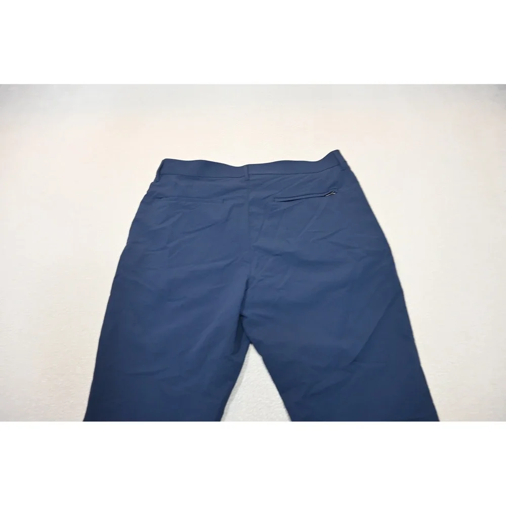 Banana Republic Performance Golf Pants Mens 36x30 Navy Blue Tech Excellent